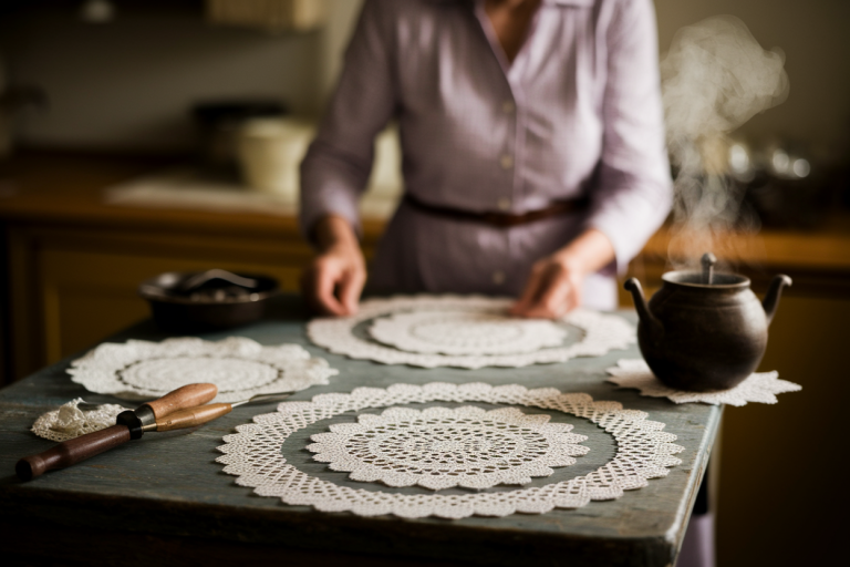 Astuce de Grand-Mère : Comment Amidonner les Napperons