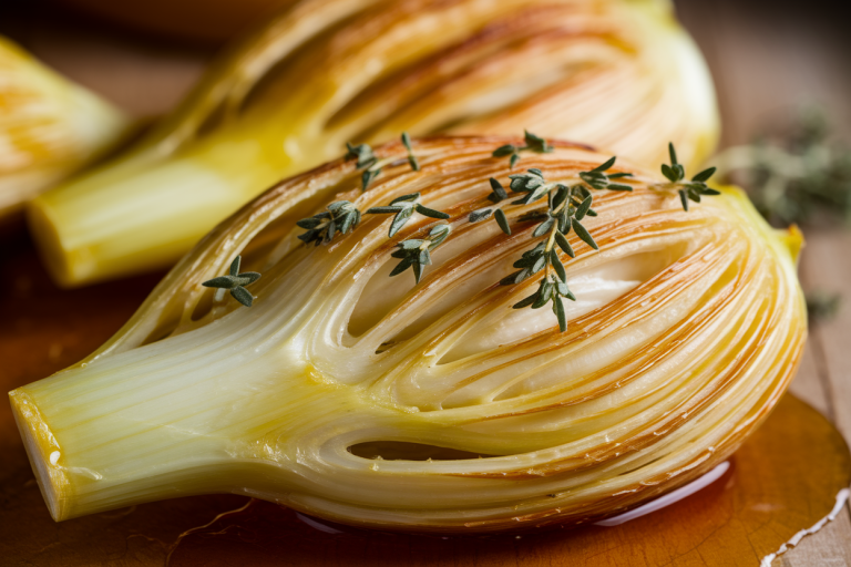 Fenouil Rôti au Miel et au Thym