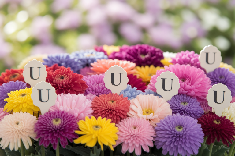 Fleurs en U : Liste Complète avec Photos