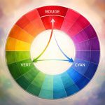 Couleur Complémentaire du Rouge : c&rsquo;est le Vert ou le Cyan ?